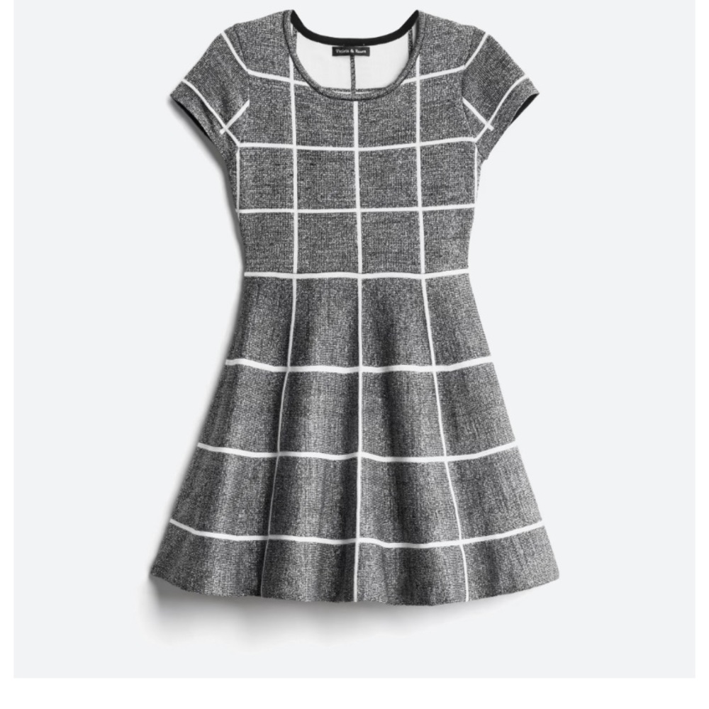 Greta Knit Lurex Fit & Flare Dress